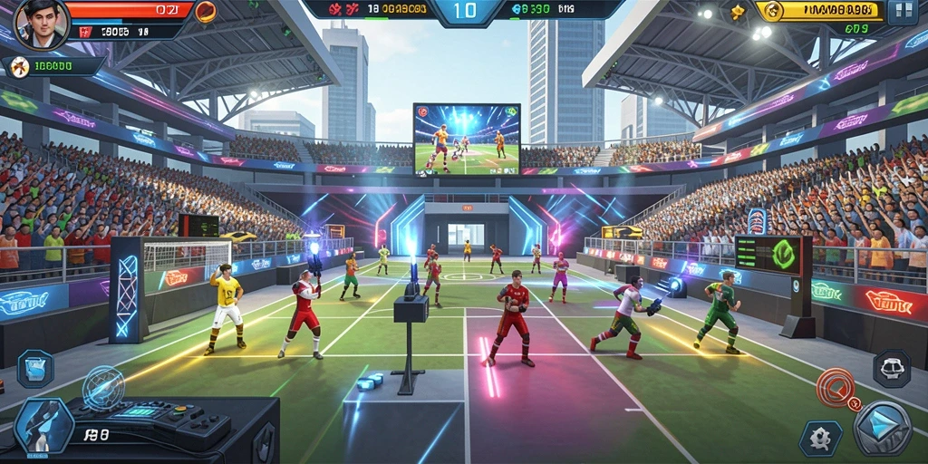 Screenshot level menantang yang menggugah semangat bermain.